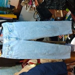 Levi Strauss & Co women's Low pro straight washout jeans Sz 30